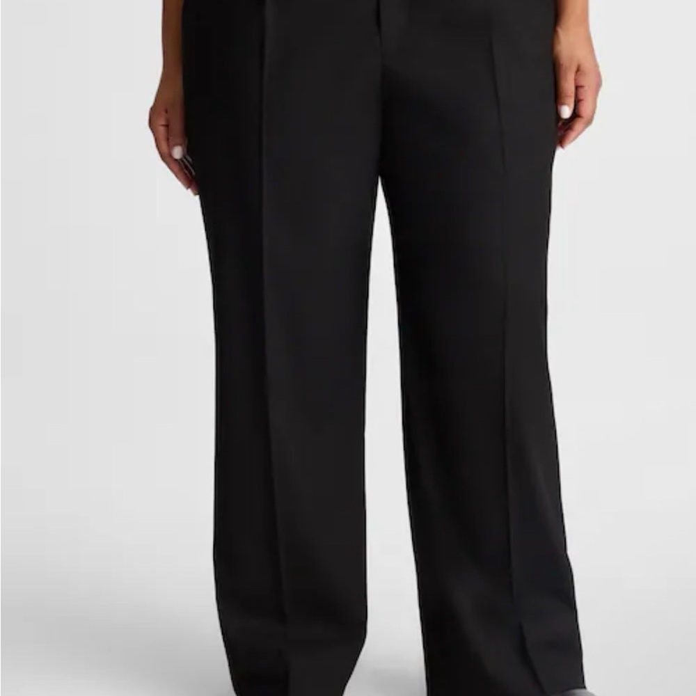 Slouchy Straight Pants in Brushed Twill - Picture 2 of 5